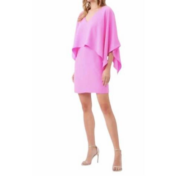 NEW TRINA TURK azzurra dress in piazza pink - Picture 2 of 3